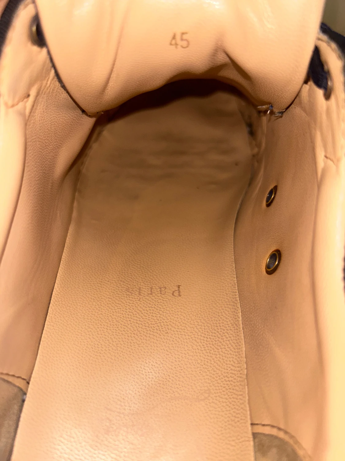 Mörkblåa Louboutin sneakers - 3