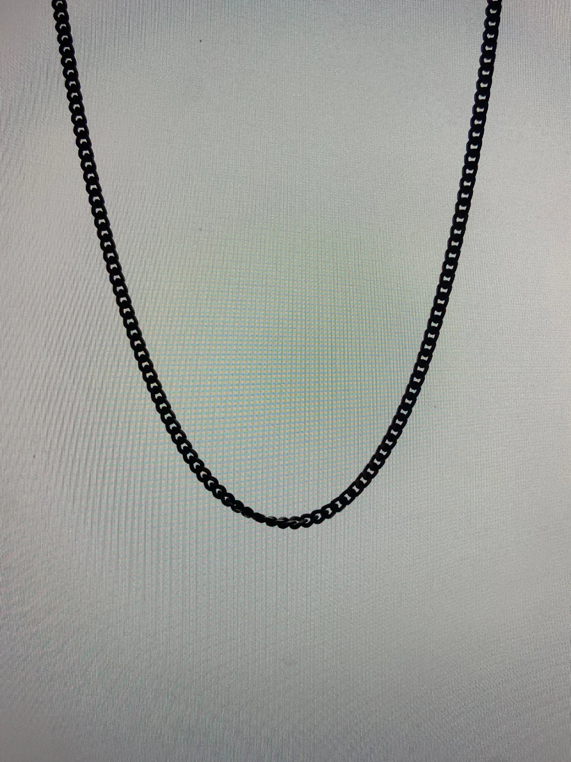 Silver herr halsband kedja