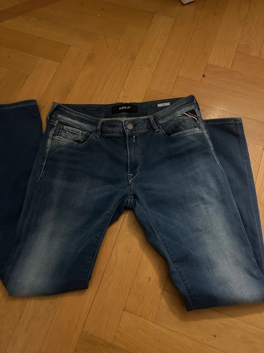 Blå Replay Hyperflex jeans - 3