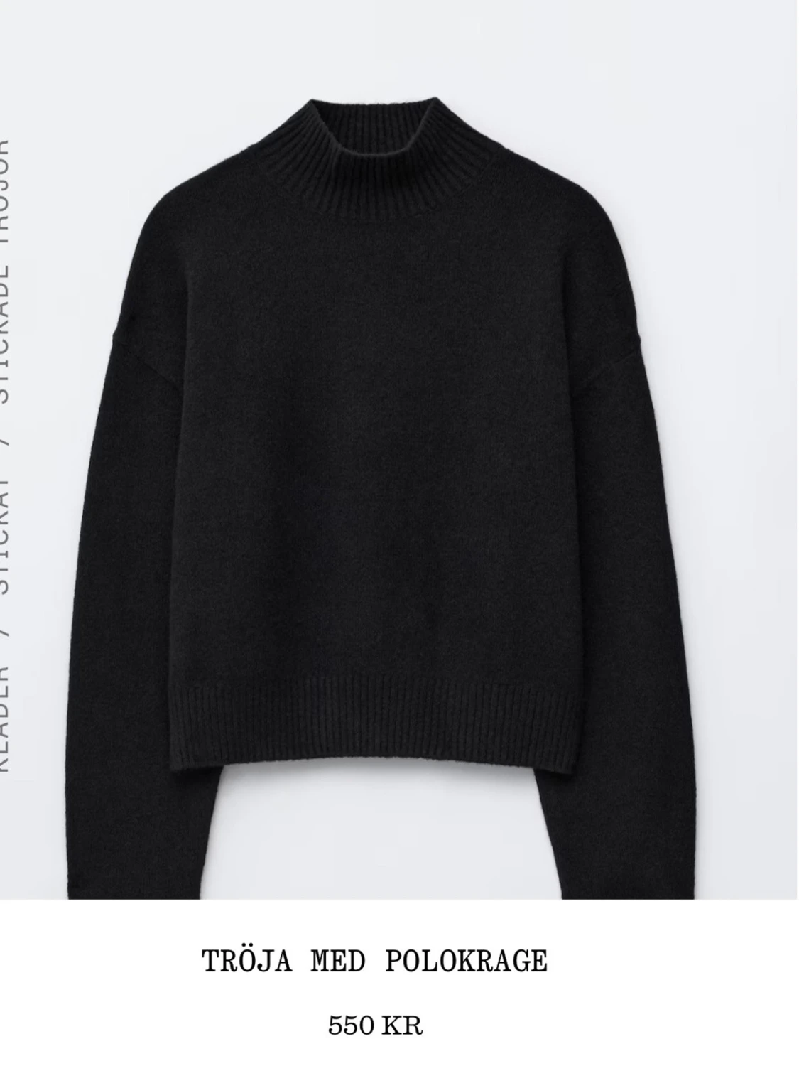 Svart polotröja från & Other Stories