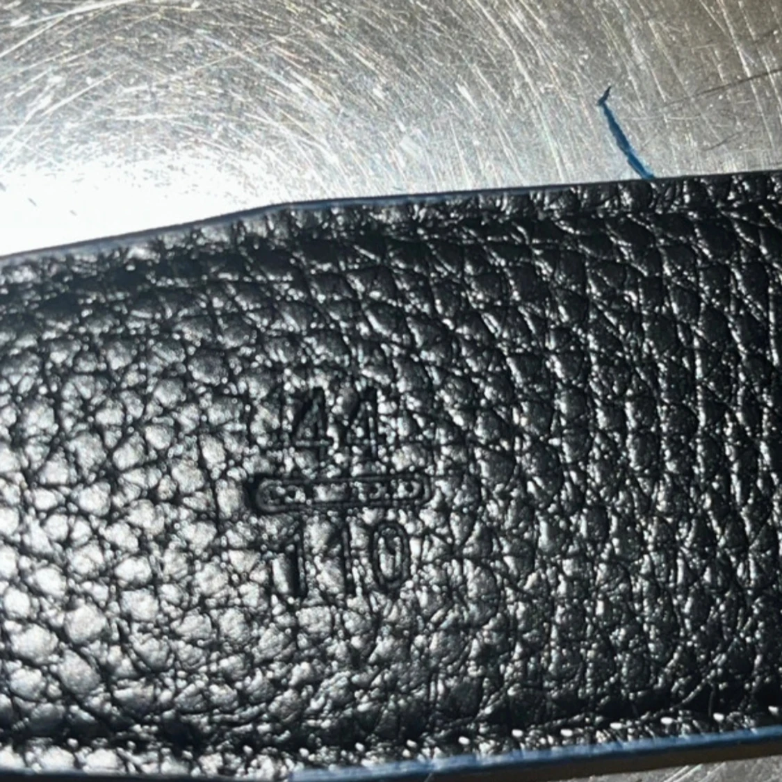 Blått/svart bälte  - 3