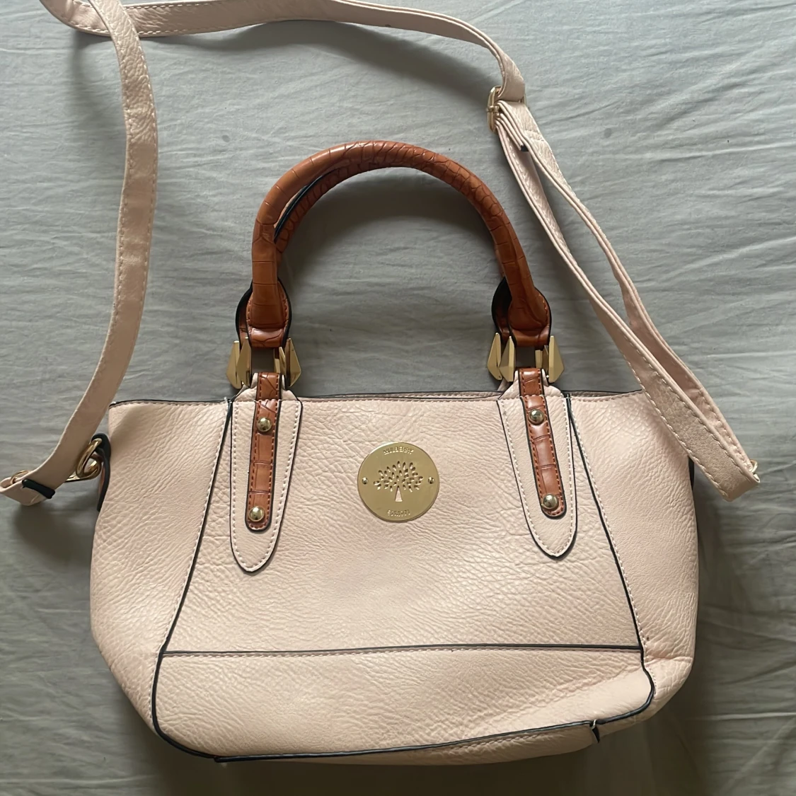 Beige handväska från Mulberry