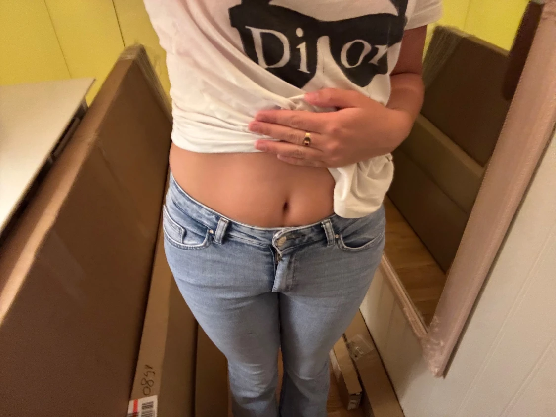 Ljusblå bootcut/flared jeans från Only - 1