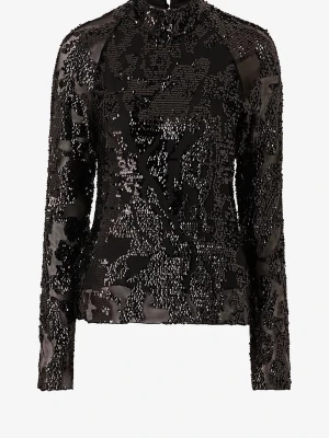 Topp/blus glittrig Twist & Tango - Oanvänd paljett topp från Twist & Tango i strl M. 