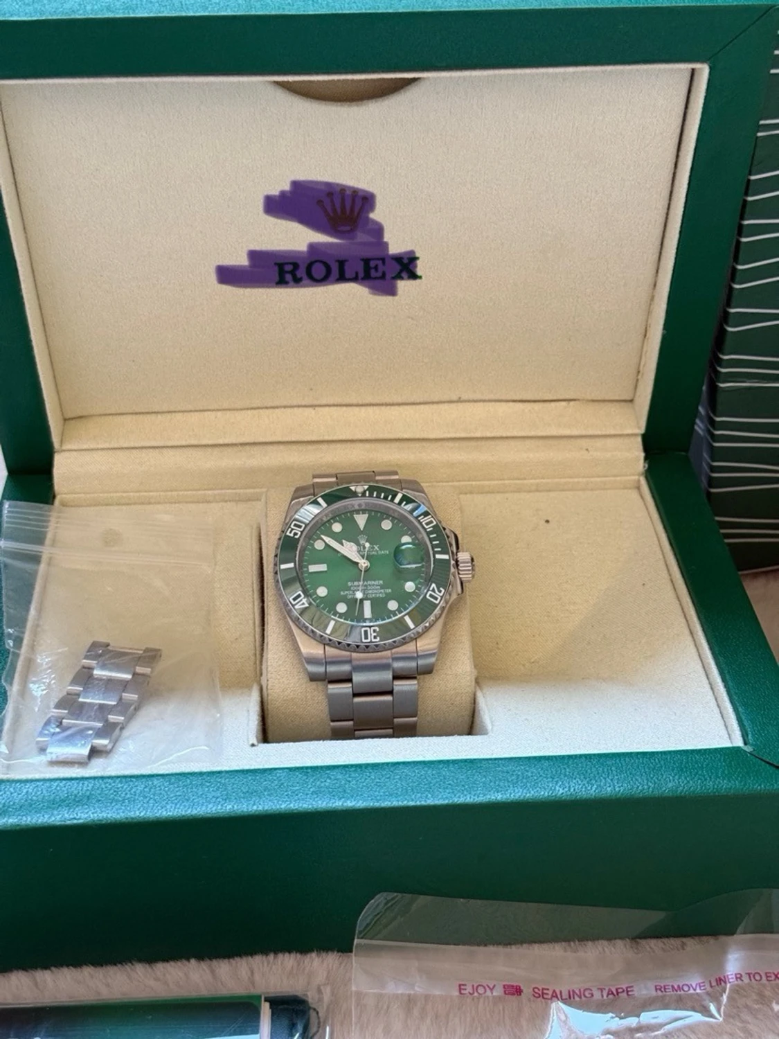 Grön herr klocka  - 1