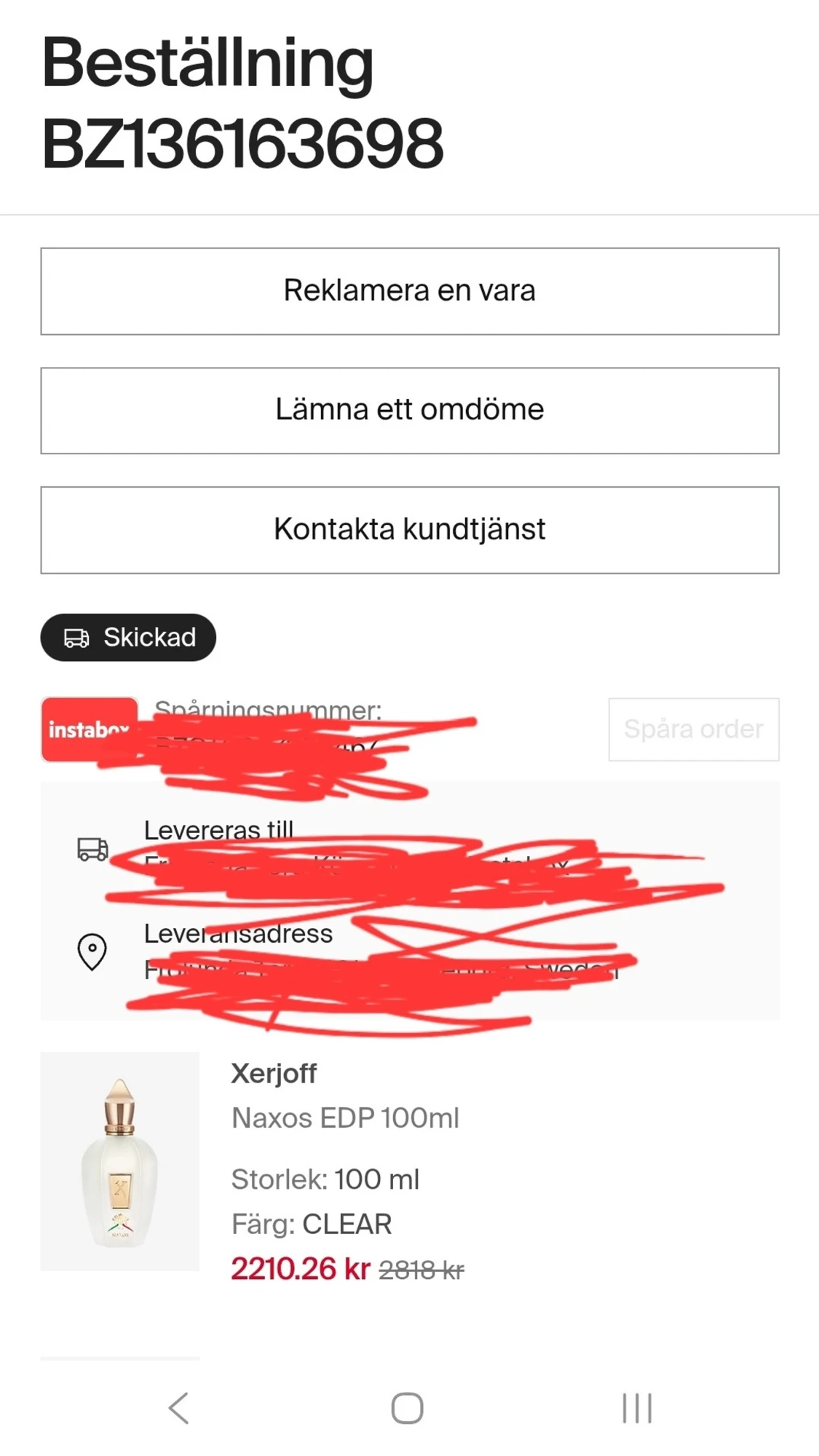 Xerjoff Naxos EDP 100ml - 2