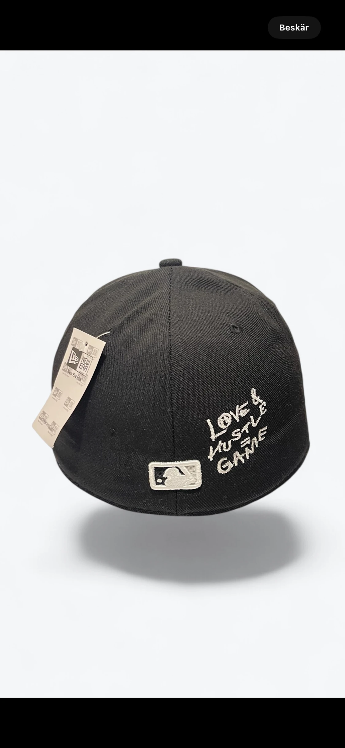 New York Team Heart Blacl Fitted keps New Era 7 55.8 cm  - 3