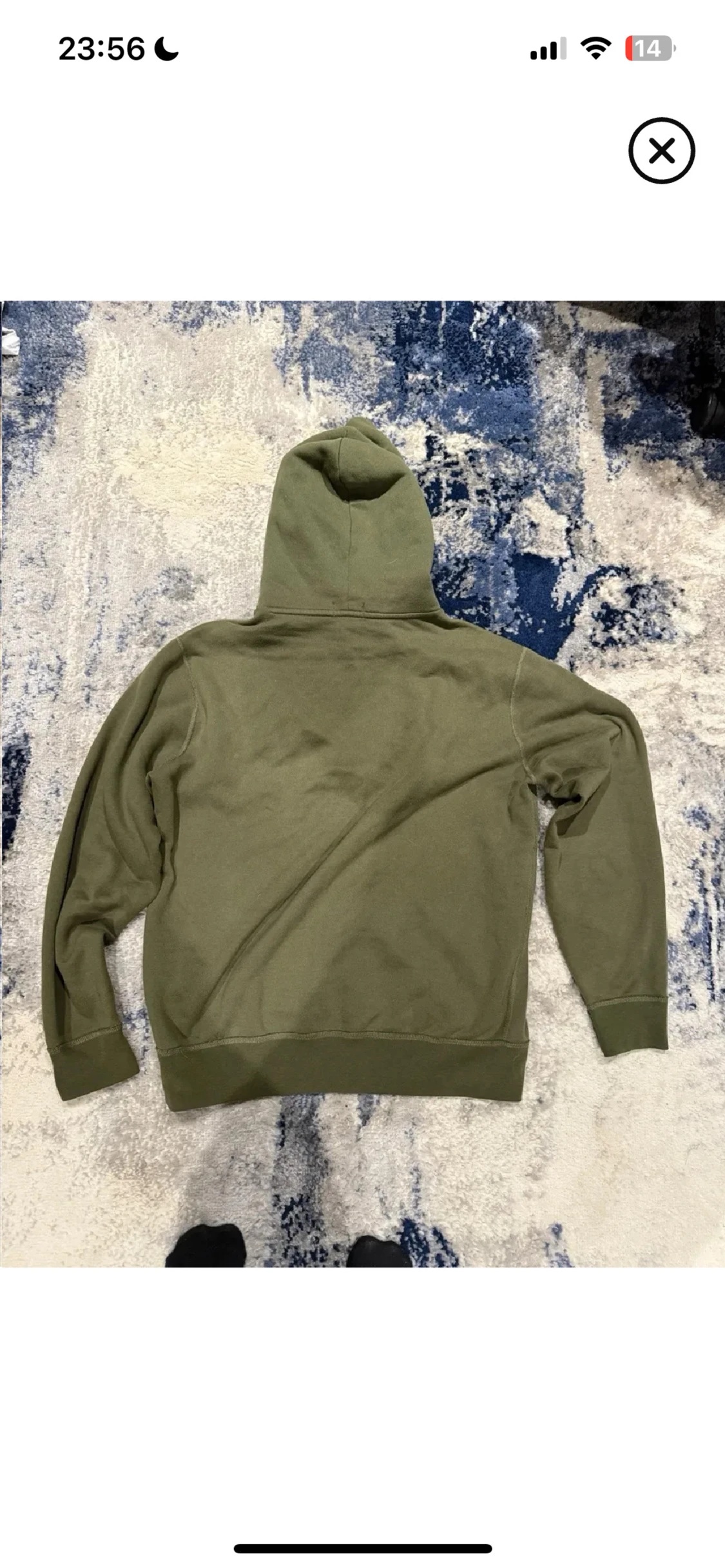 Olivgrön polo Ralp Lauren hoodie  - 1