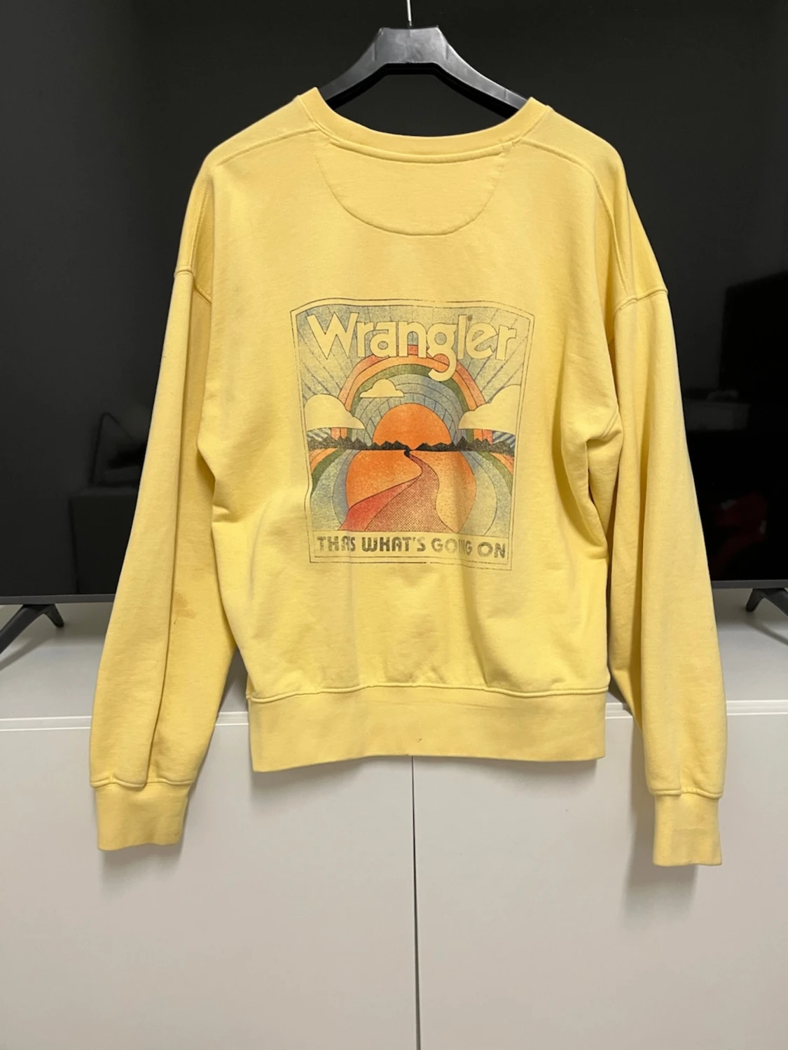 Gul sweatshirt från Wrangler