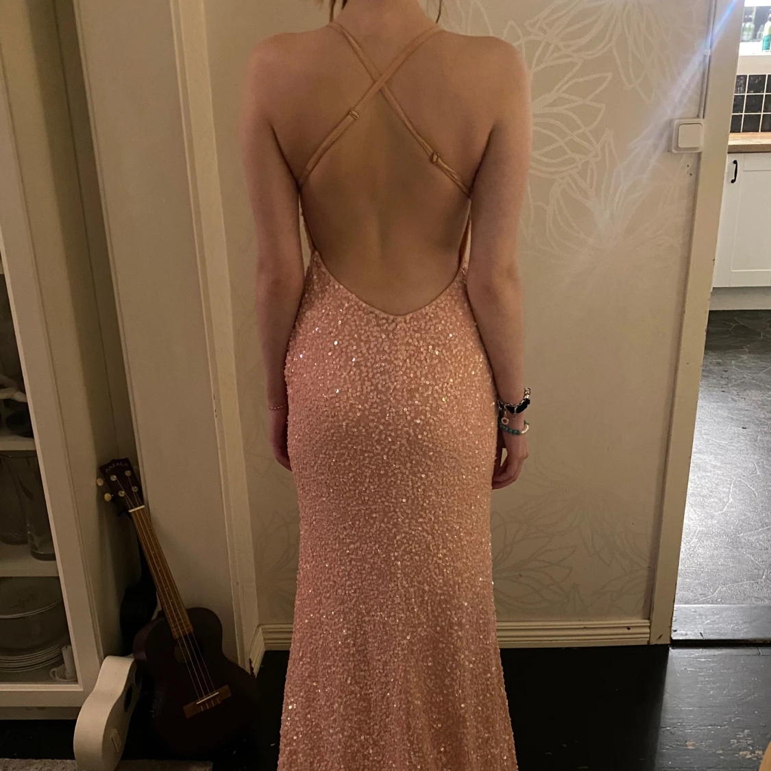 Rosa balklänning dressroom Linné - 3