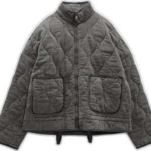 Zara Grå quiltad jacka - Jacka från Zara, i fint skick, används några gånger men inga skador,hål eller fläckar💓💓skriv innan du köper!! 