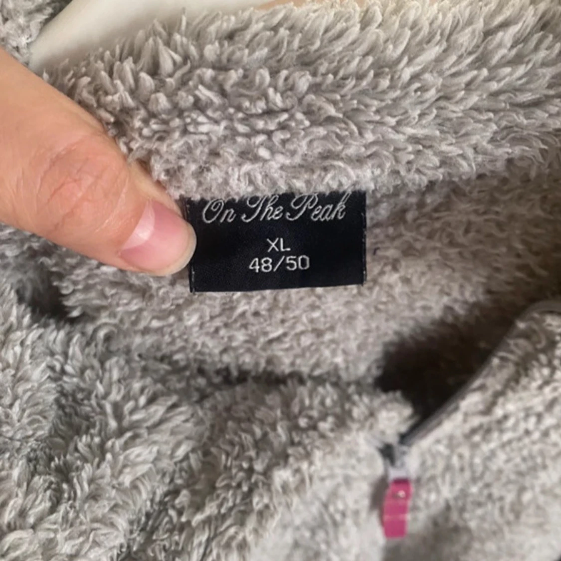 Grå teddyjacka On The Peak XL - 1