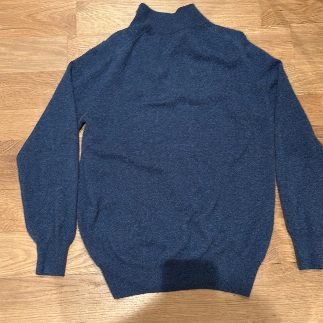 Blå half zip kashmirtröja Soft Goat - 1