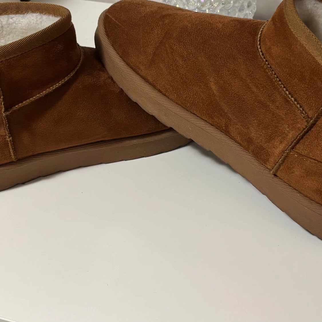 Bruna fodrade boots från Esmara - 1