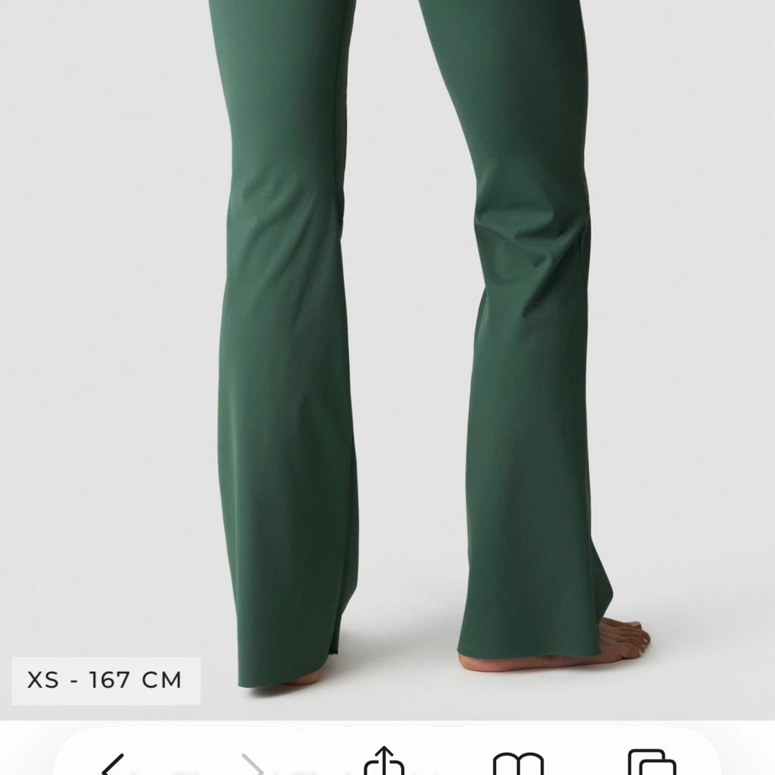 ICIW  flared tights XS grön - 1