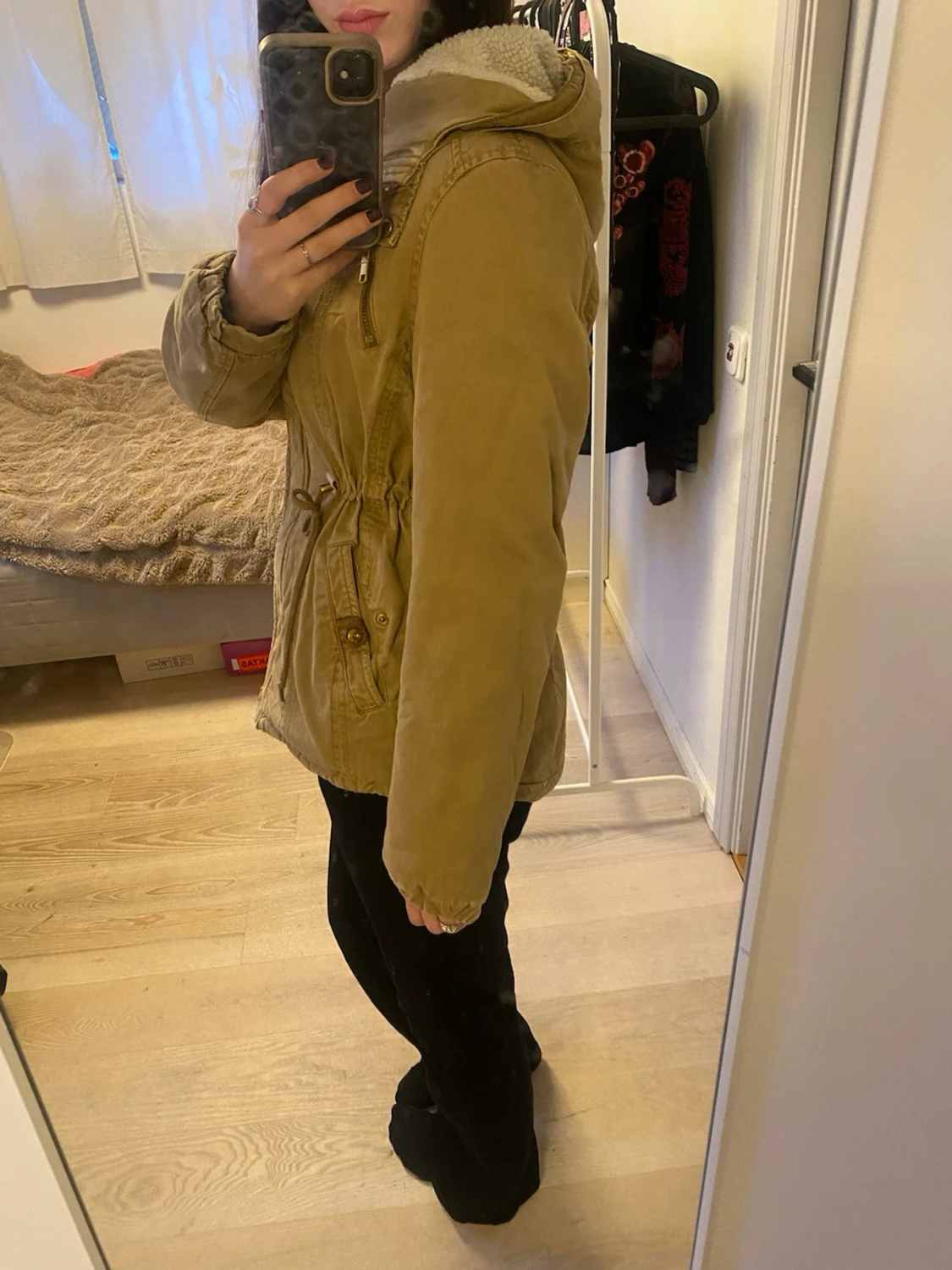 Beige tjock jacka med teddyfoder!!🥰🥰 - 4