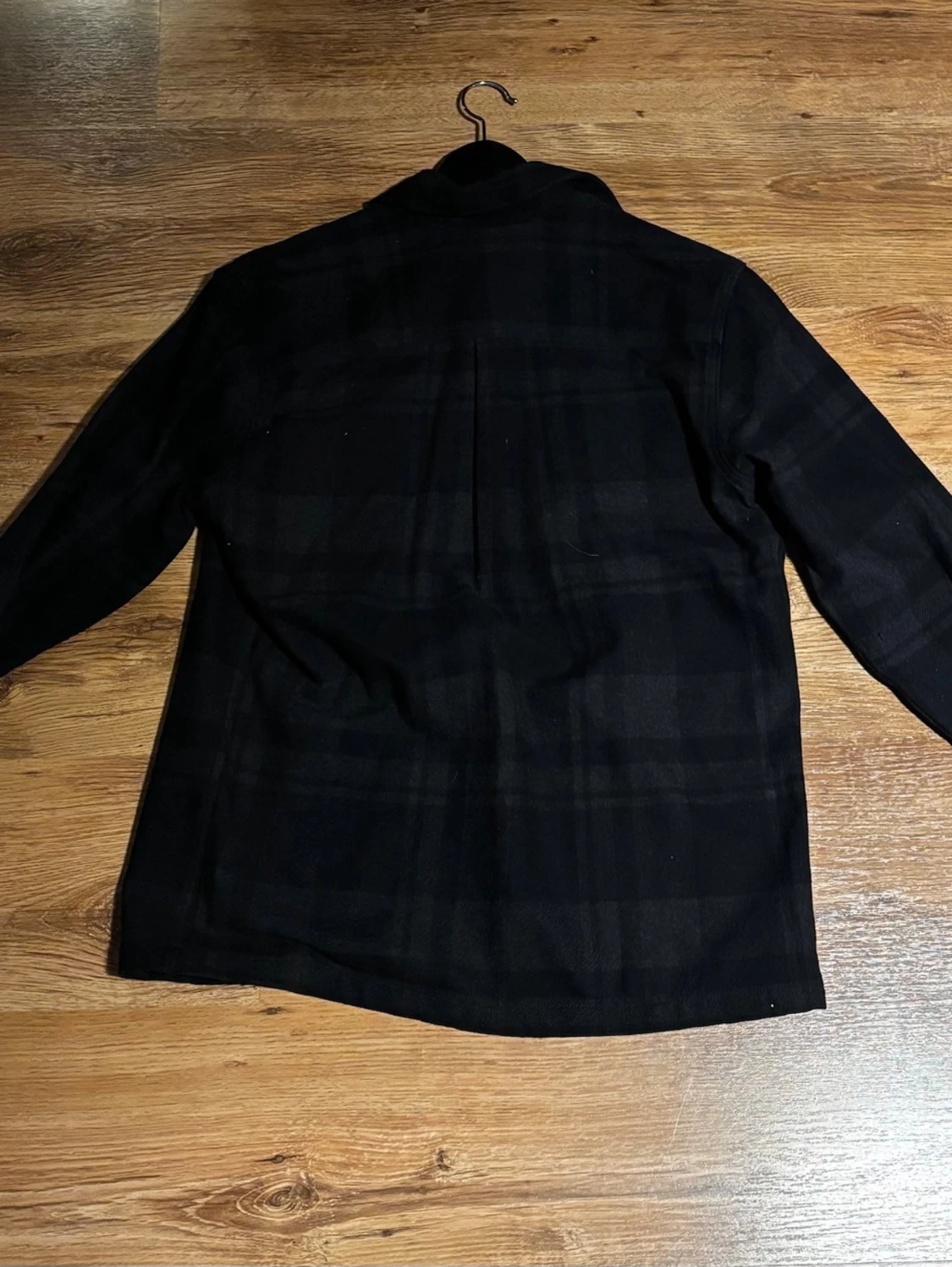 Svart rutig overshirt från Jack & Jones - 1