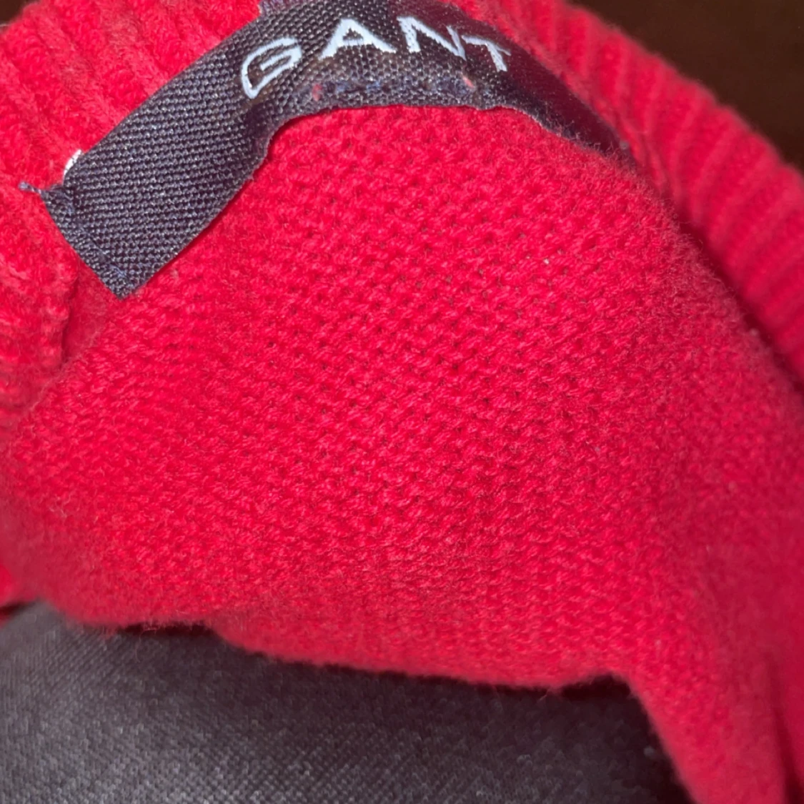 Röd stickad tröja från GANT - 1