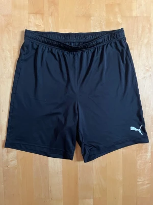 Svarta Puma Shorts DryCell strl L - Säljer dessa fina svarta Puma shorts i storlek L. Utan skador eller defekter. Saknar tyvärr snören.