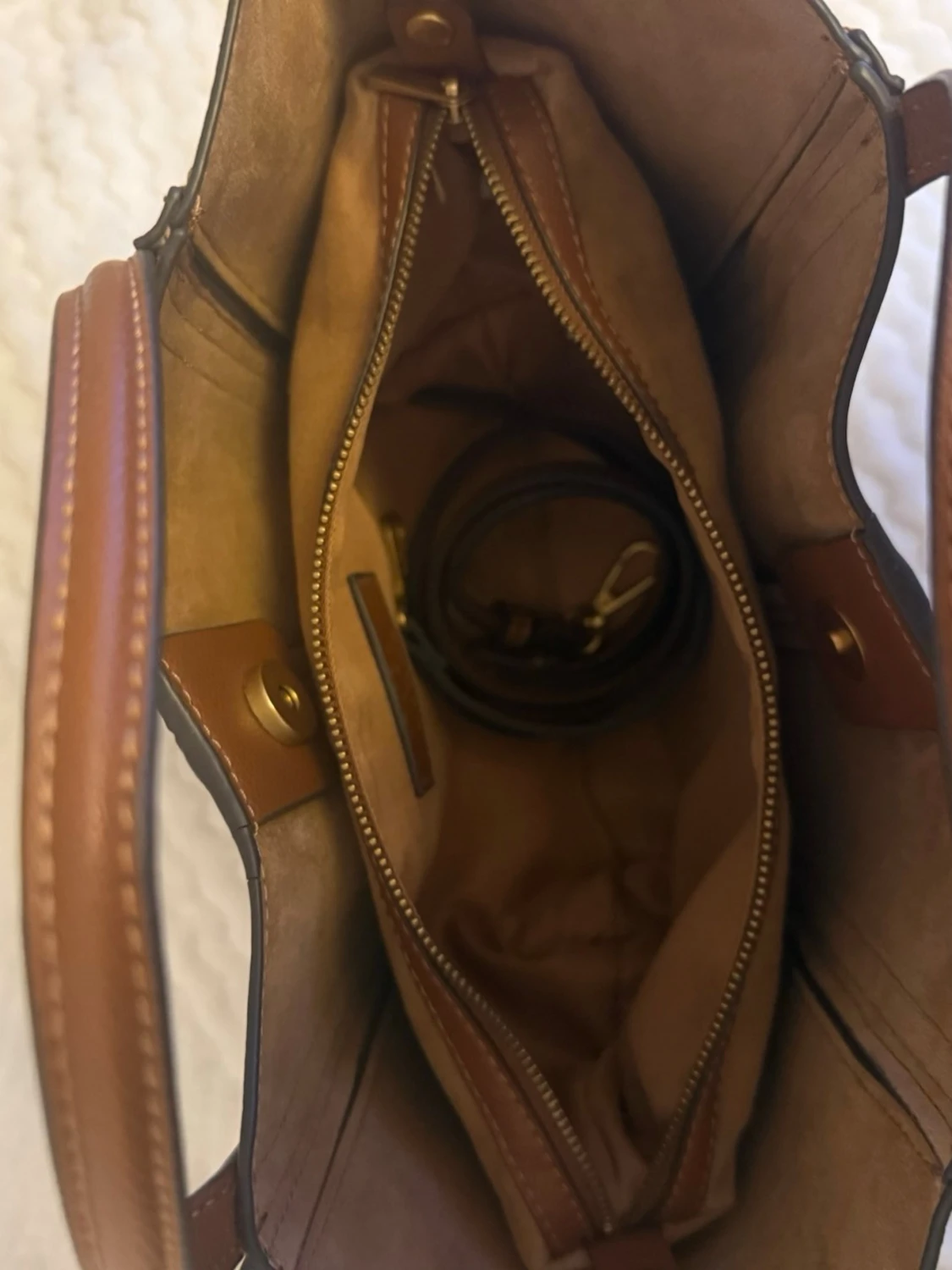 Brun handväska Zara - 1