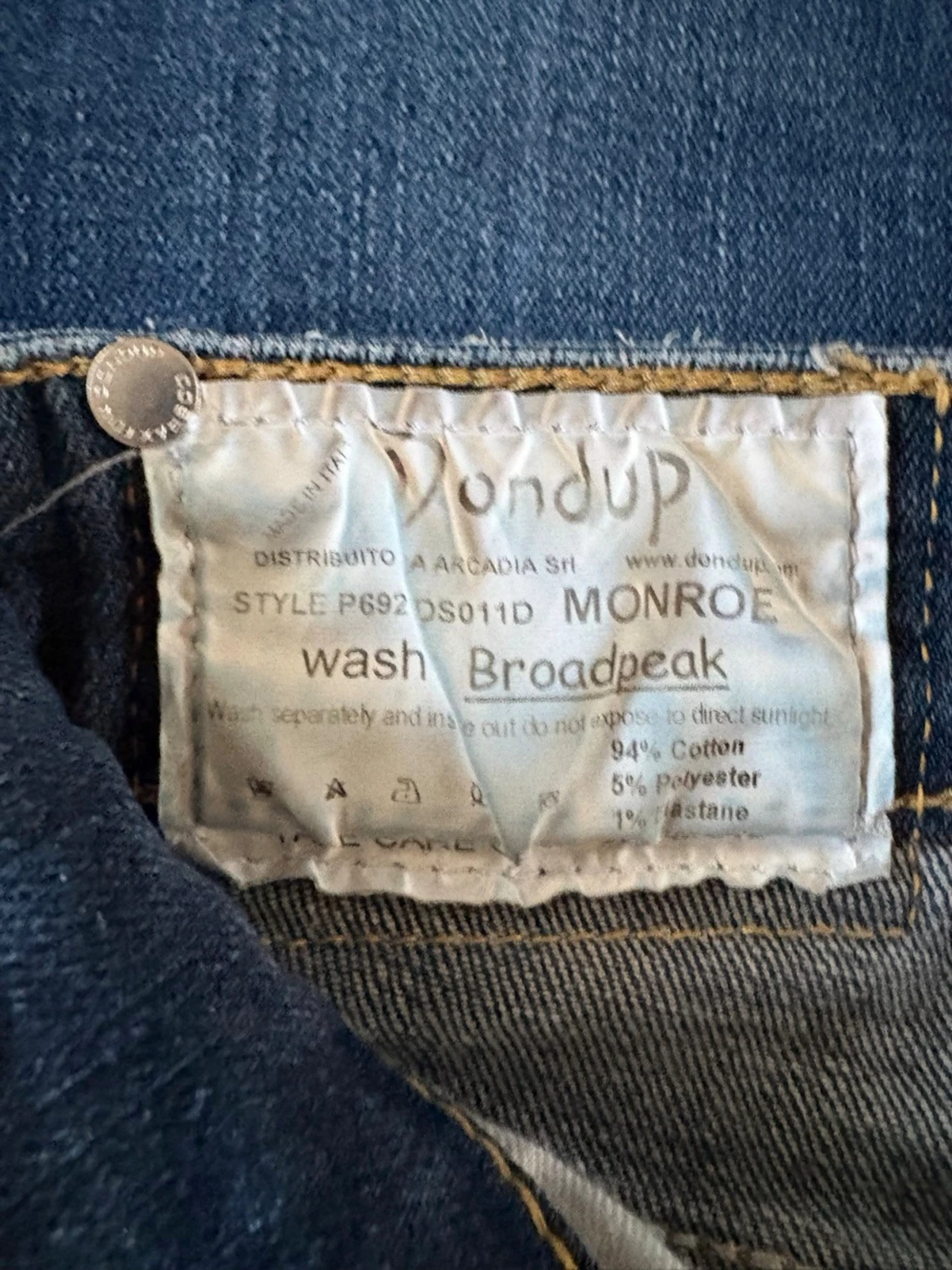 Blå Dondup jeans dam - 6