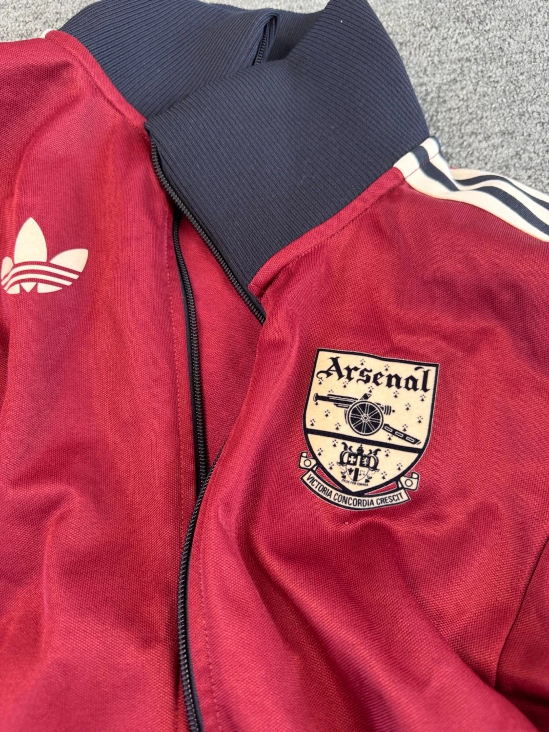 Vinröd Adidas Arsenal track jacket - 1