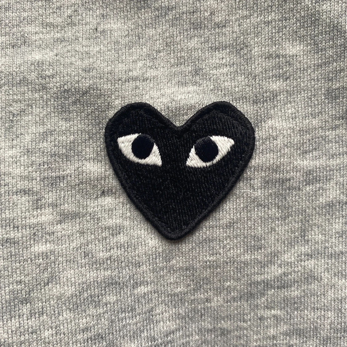 Grå CDG play hoodie - 3
