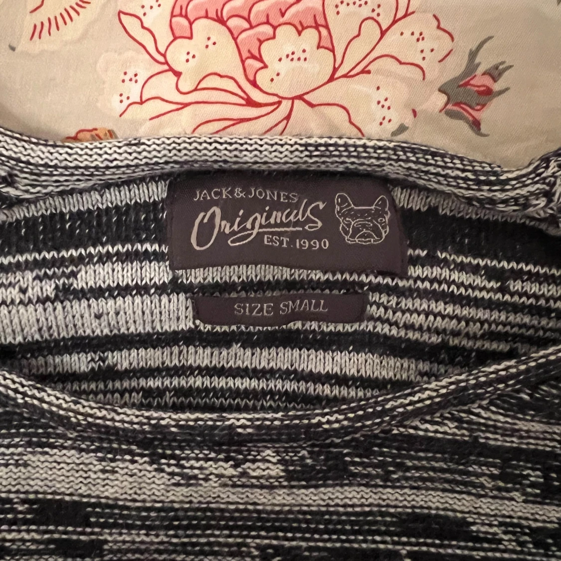  Grå stickad tröja Jack & Jones S - 2