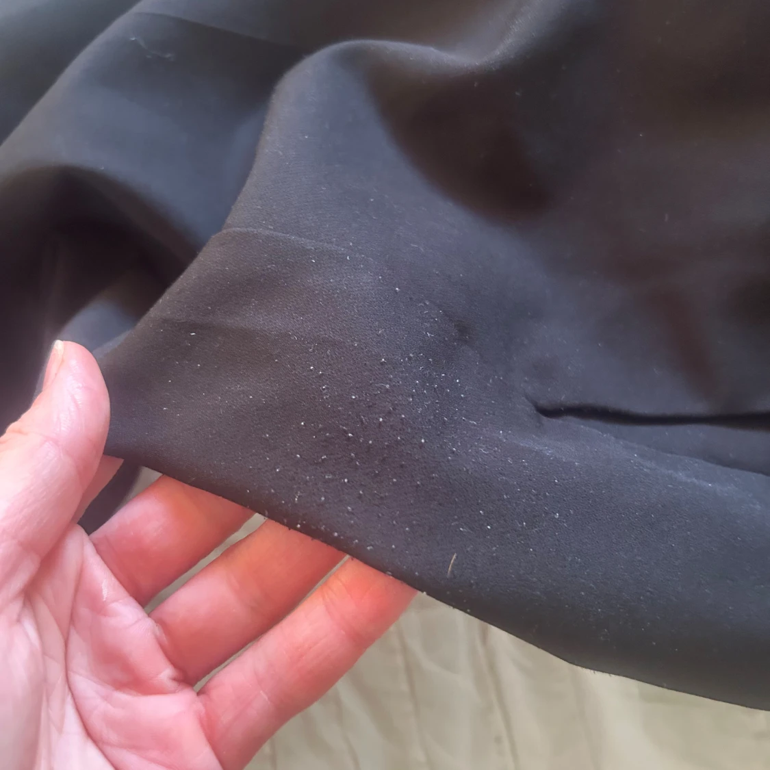 Svarta bootcut kostymbyxor Lågmidjade Vilma - 3