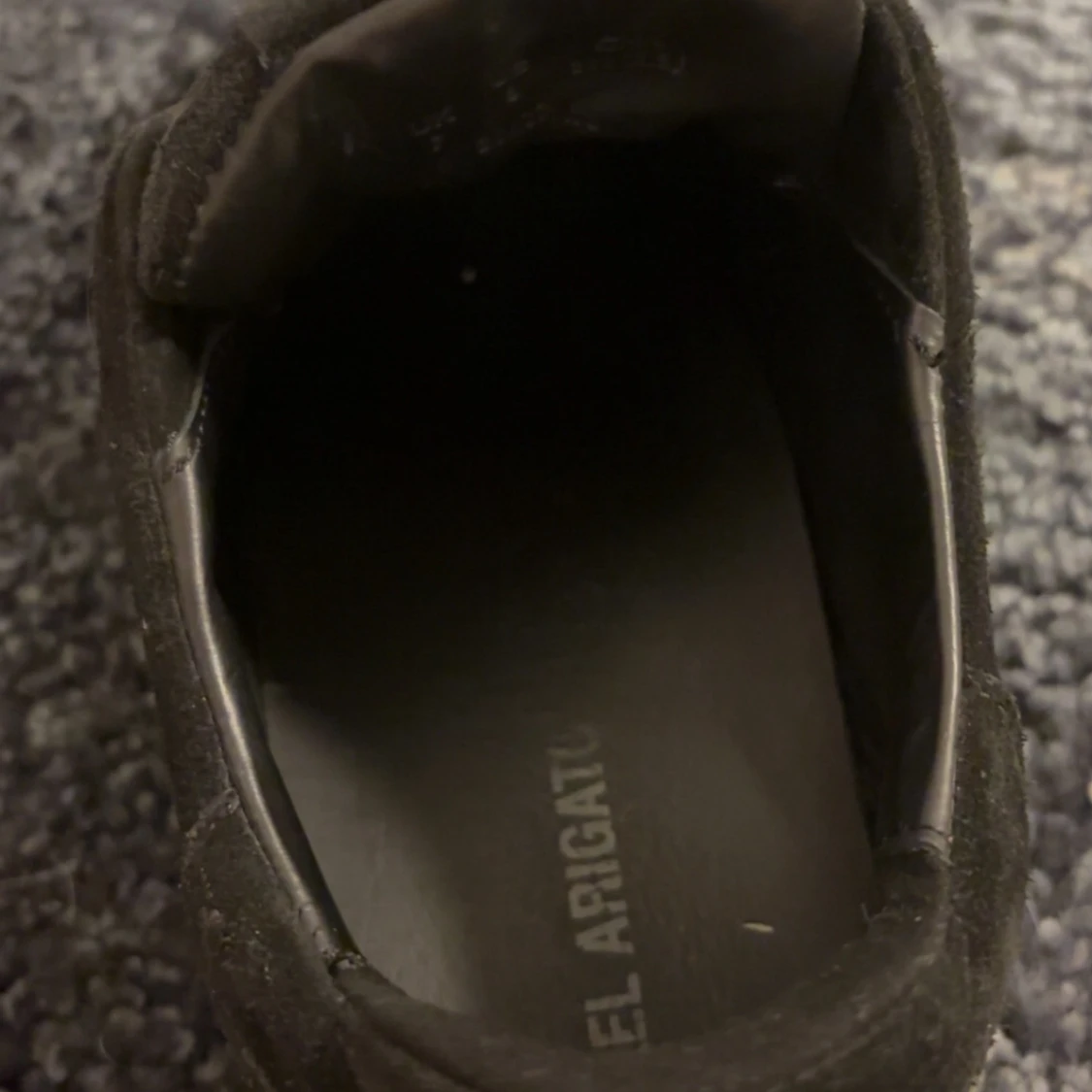 Svarta sneakers Axel Arigato mocka - 1