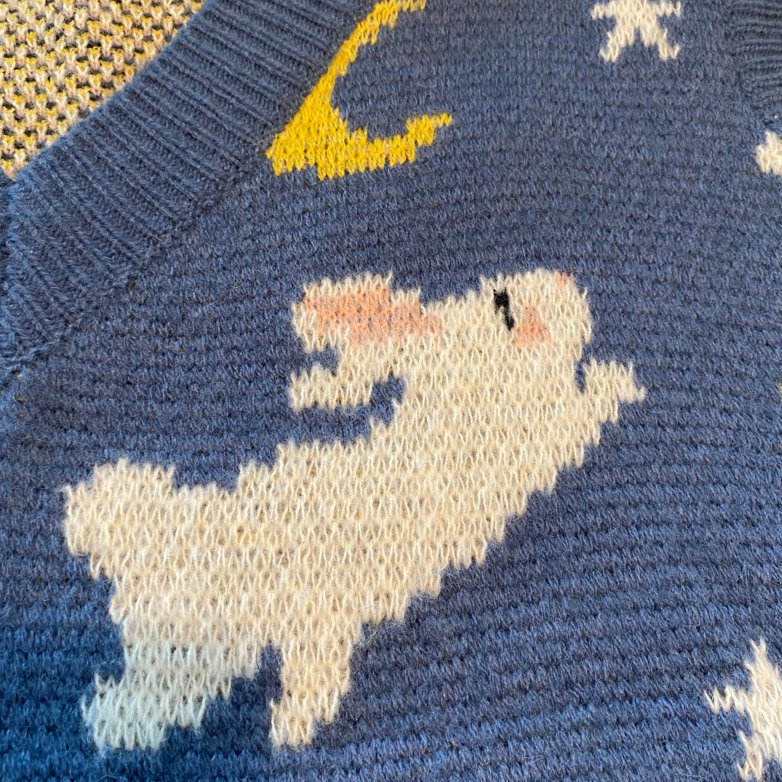 Stickad väst🐇 - 3