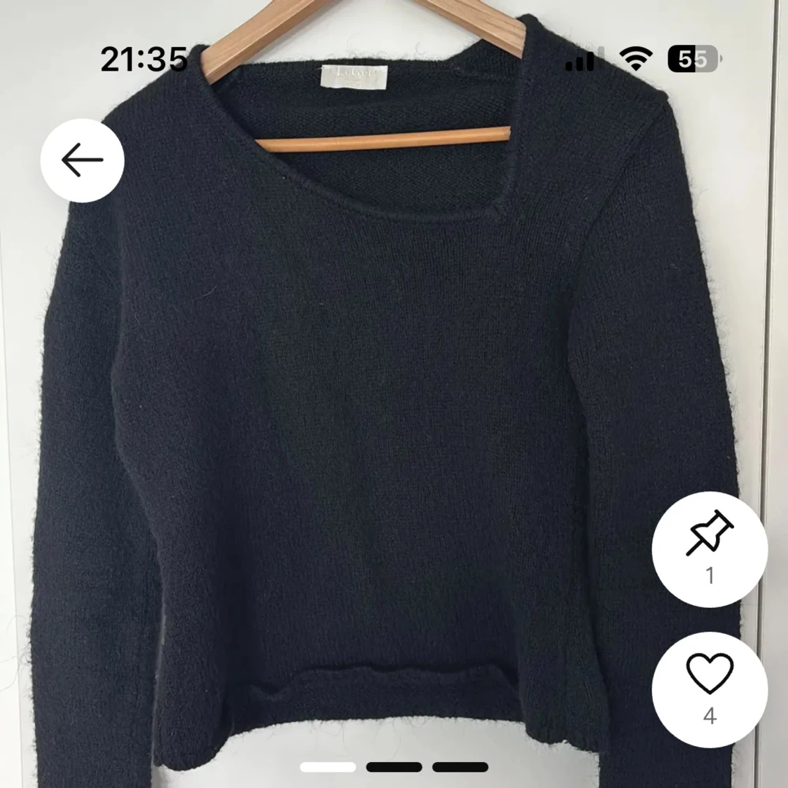 Léger stickad tröja