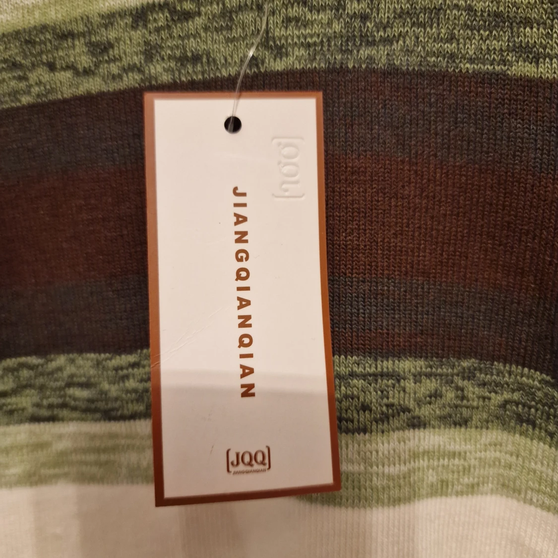 Randig polotröja från Jiangqianqian stickad tröja  - 2