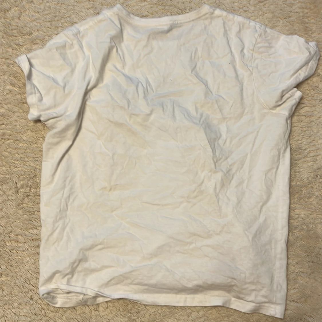 Vit t-shirt med färgglada masker Roly - 1