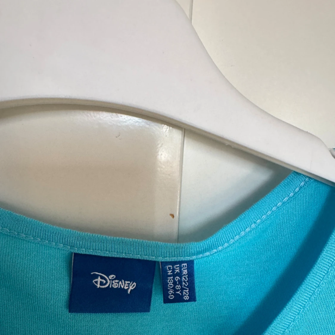 Blå Disney Frozen klänning med glitter