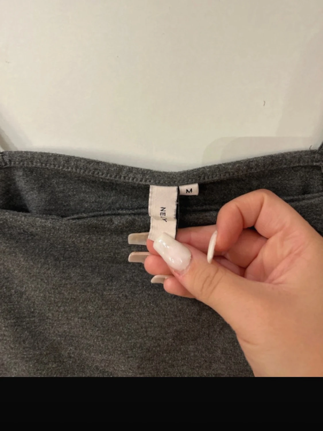 Mörkgrå linnetopp från New Yorker - 3