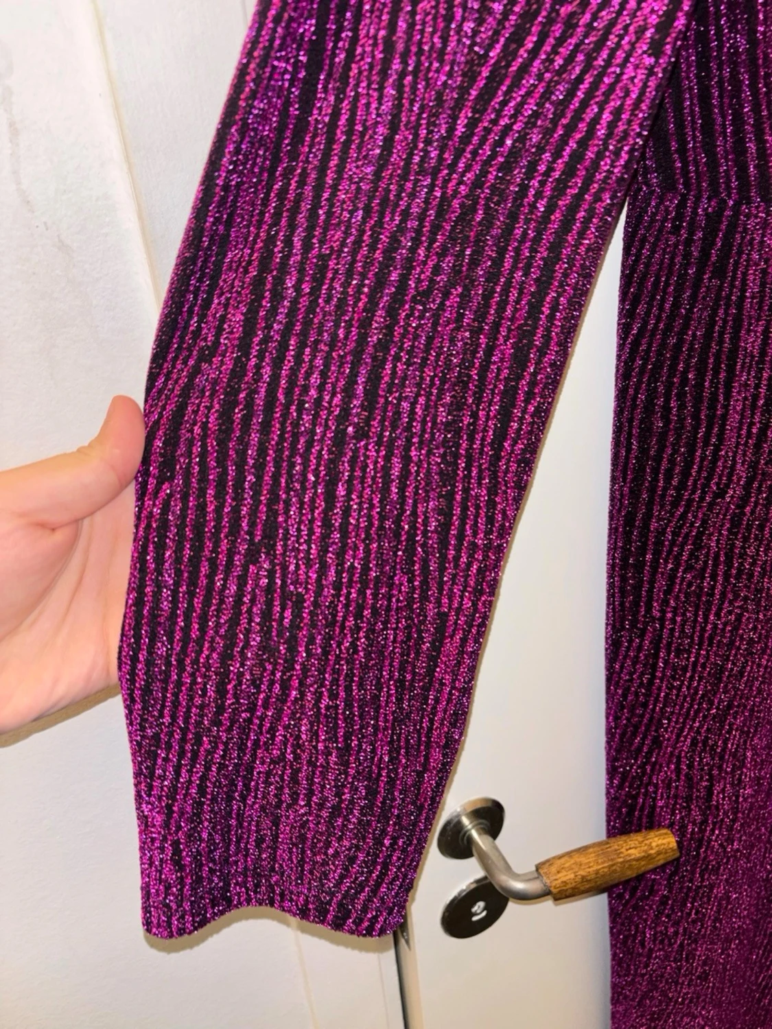 Glittrig långklänning från SHEIN Curve - 4