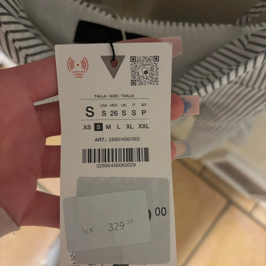 Randig linnetopp från Zara - 3