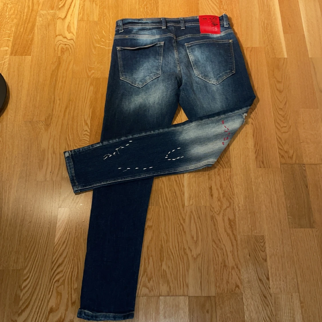 Dsquared2 blå jeans med detaljer - 1