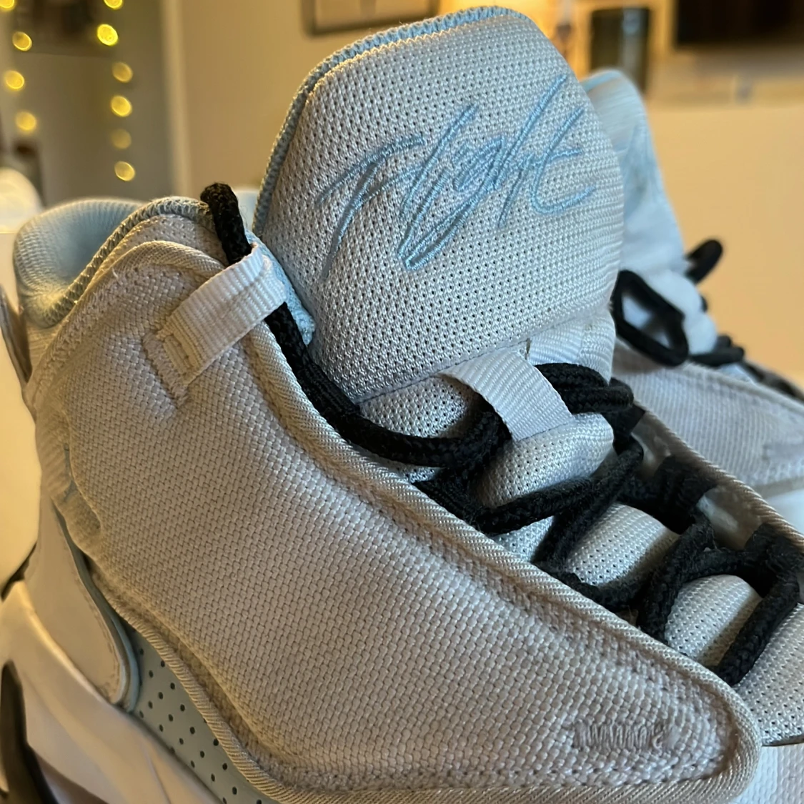 Nike Jordan 1 Flight vit/blå sneaker - 1