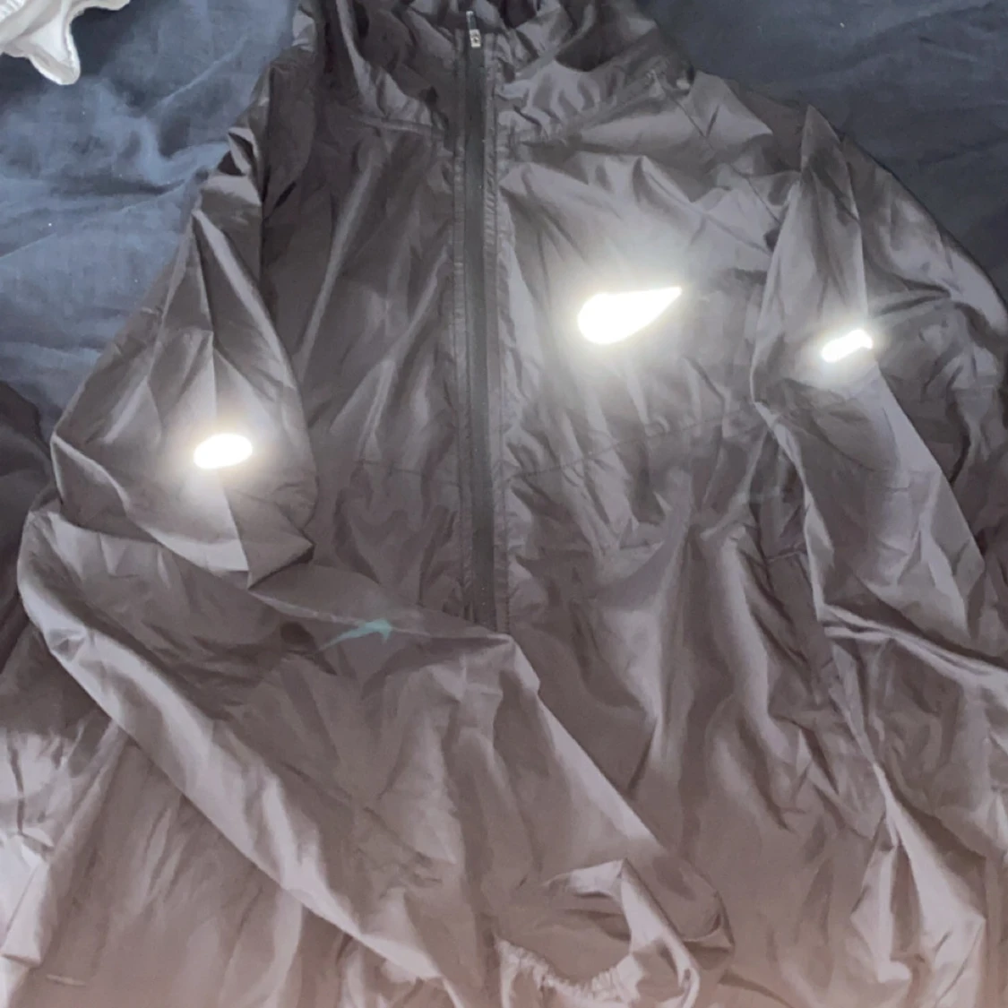 Svart Nike vindjacka med reflex - 1