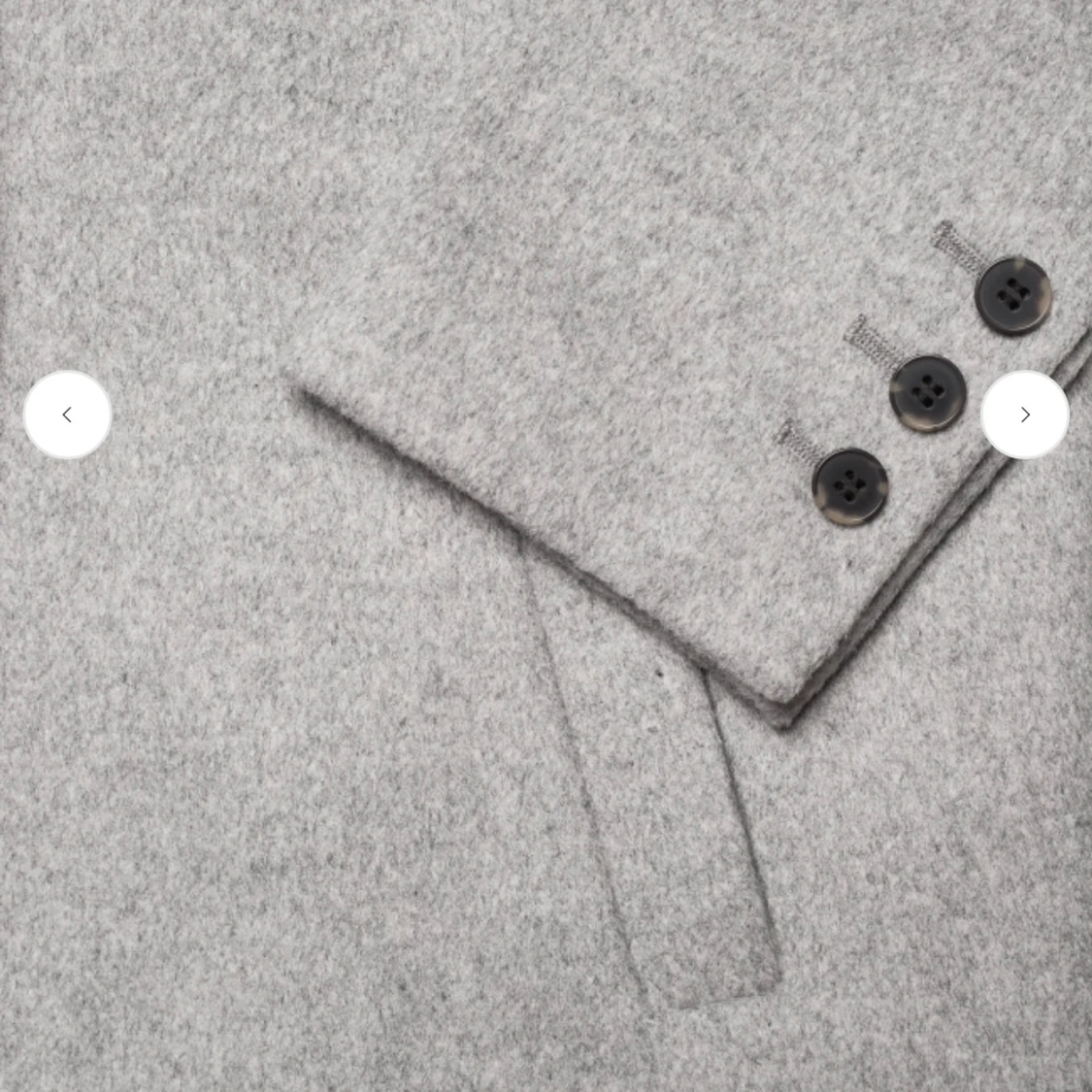 Ljusgrå ullkappa från Selected Femme - 3