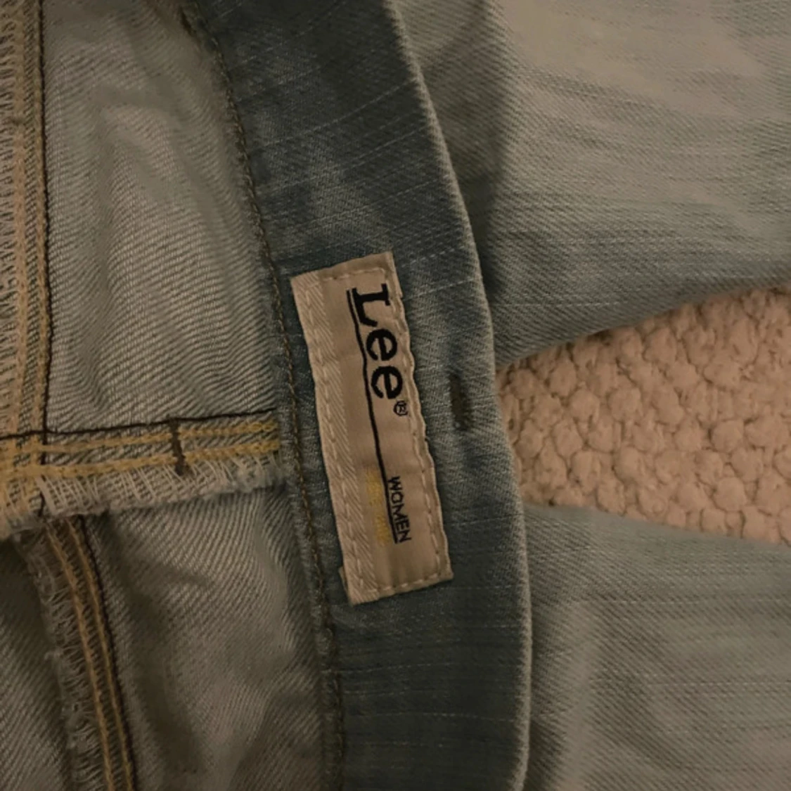 Ljusblå low Waist jeans  - 4