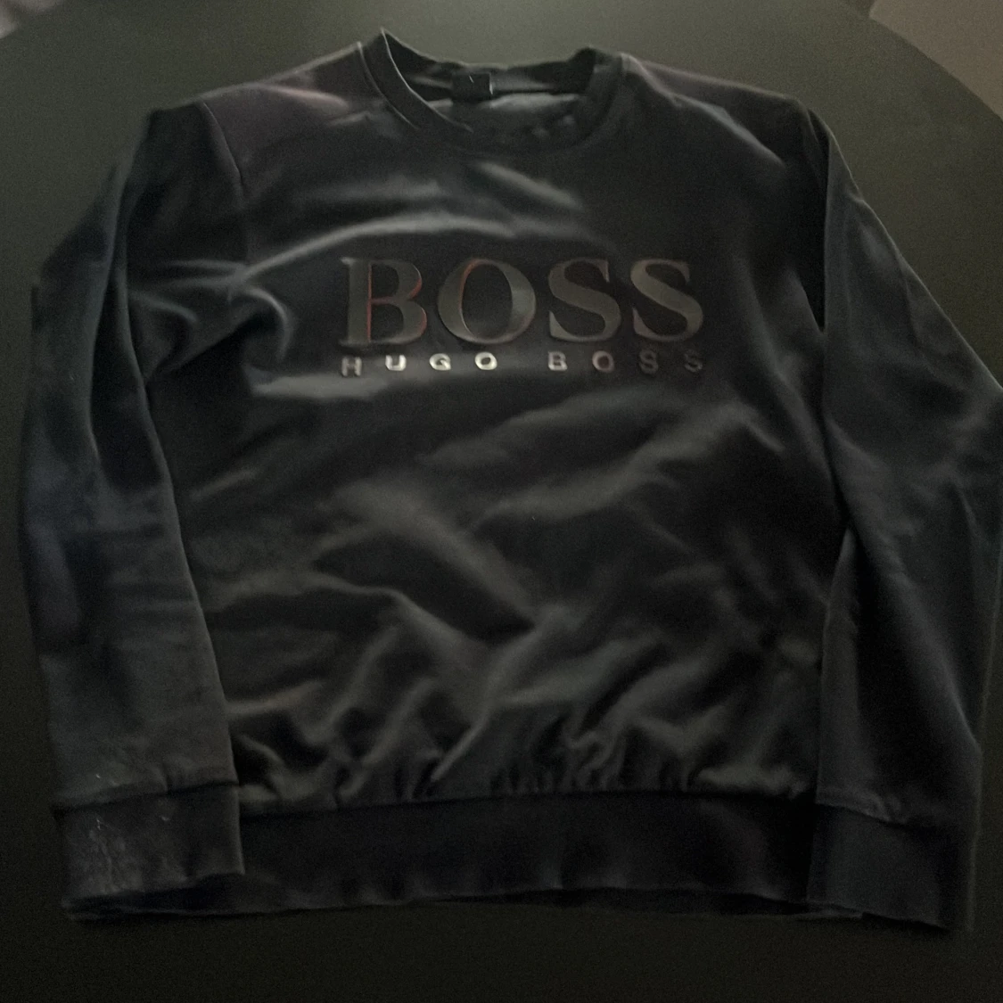 Svart BOSS sweatshirt slim fit L