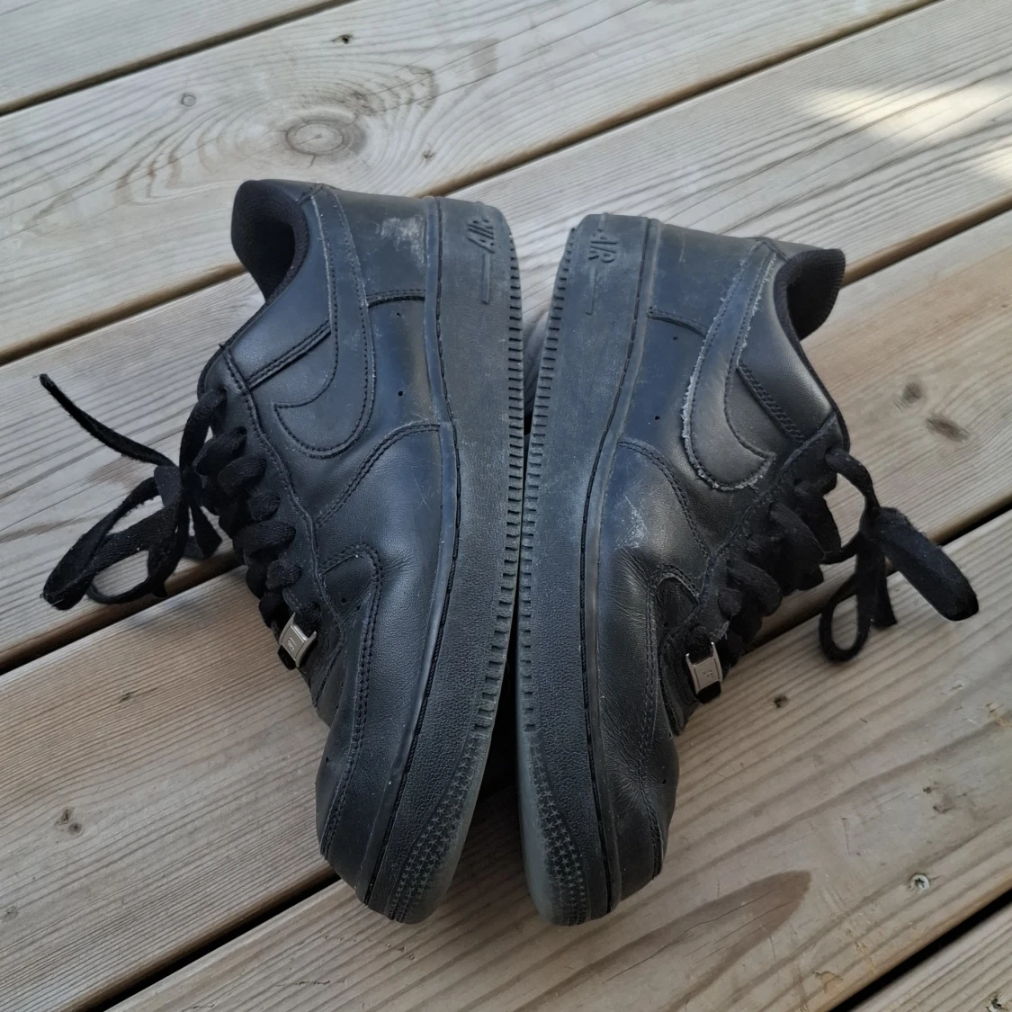 Svarta Nike Air Force 1 sneakers - 4