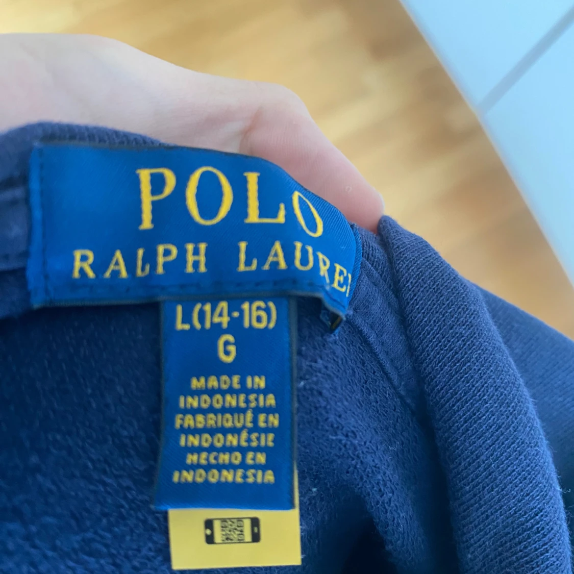 Blå zip hoodie från Polo Ralph Lauren - 1