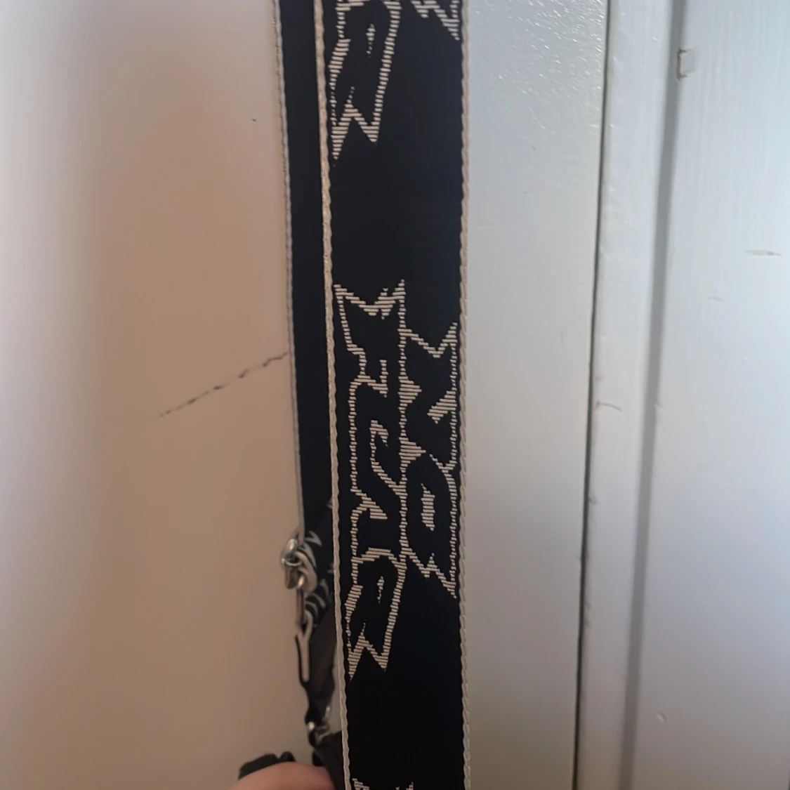 Svart No Fear axelväska med logga - 3