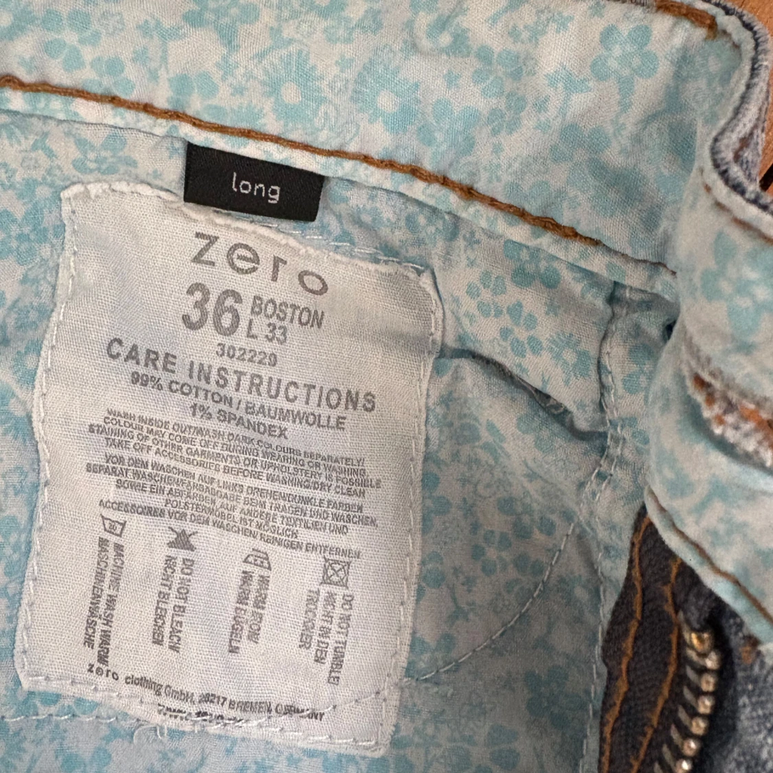 Ljusblå bootcut jeans från Zero Jeans - 4