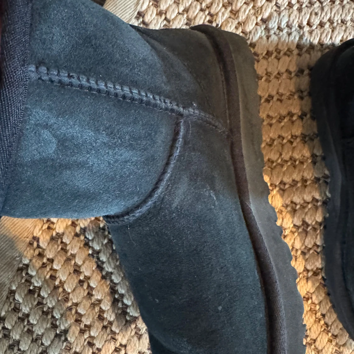 Svarta UGG boots i mocka - 2