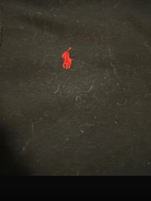 Svart hoodie från Polo Ralph Lauren - Säljer en svart hoodie från Polo Ralph Lauren med dragkedja och huva. Klassisk röd logga broderad på bröstet och justerbara snören i huvan. Tillverkad i mjukt material som känns skönt mot huden. Perfekt för en avslappnad och stilren look.